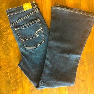 American Eagle Super-Stretch-Highest-Rise Flares